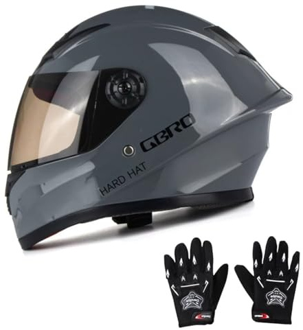 Barn integrerad motorcykelhjälm motocross crossbike ATV BMX go-kart off-road 4-hjuls pojke flicka barnhjälm med solskydd DOT/ECE-godkänd H, L=51–52 cm