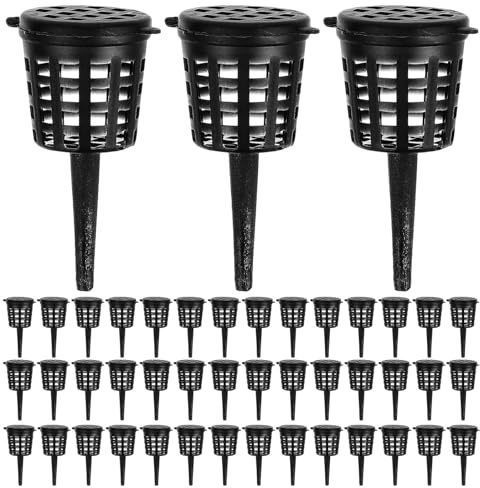 COLLBATH Panier à Engrais pour Bonsaï avec Couvercle Hermétique Plastique 180 Sachets Récipient Portable pour Fertilisation Précise des Plantes Aquatiques et Succulentes d'Aquarium