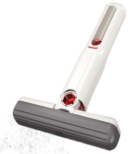 Pekoluta Trapeador pequeño autoapretable, Trapeador de Esponja pequeño, autoexprimible de Escritorio con Esponja limpiadora Absorbente Fuerte | Fregonas de para el hogar