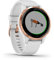Garmin Vívoactive 4S, Smaller-Sized GPS Smartwatch, Features Music, Body Energy Monitoring, Animated Workouts, Pulse Ox Sensors and MORE, White/Rose Gold