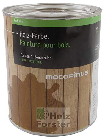 Mocopinus Lignucolor Holzfarbe F-RAL 7016 Anthrazit, 0,75 Liter