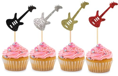 24 Stück Roségold-Glitzer-Diamant-Ringe, Hochzeitskleid, Cupcake-Topper, Picks für Hochzeit, Verlobung, Brautparty, Kuchen, Themenparty, Dekorationen