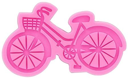 Yunnan Sourcing Fahrrad Schlüsselanhänger Form 3D Silikon Schokolade Fondant Cupcake-Cake Dekoration Werkzeuge Fahrrad Form Halskette Form Halter Formen für Harzguss