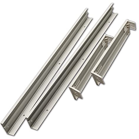 LED ATOMANT 2x Kit Supporto Soffitto Pannello Slim 120x60cm | Cornice bianca, Realizzato in alluminio, Kit per soffitto
