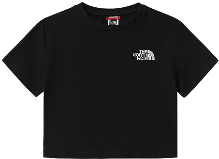 The North Face S/S Essential Cropped Slim T-tröja för kvinnor Tnf Black L