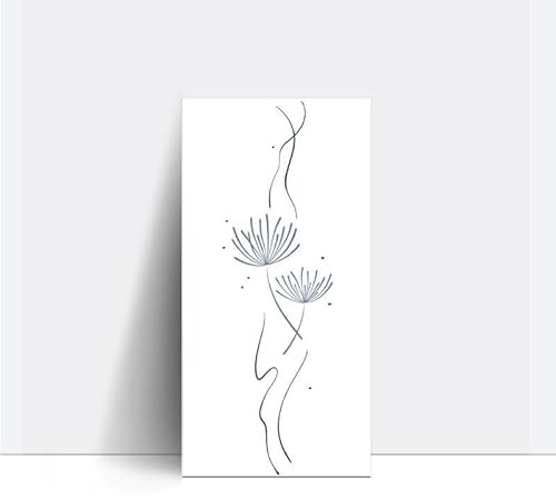 Stream Of Consciousness Dandelion Juice Plant Ink For Wrist Waterproof Semi-Permanent And Long-Lasting 2 Weeks Temporary Tattoo Sticker Cannot Be Washed Off Non-Reflective Arm