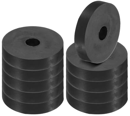 PATIKIL 10Pz Distanziatore Gomma Multiuso 2Od 0.47Id 0.4Spessore | Rondelle Neoprene Antivibranti Isolamento, Distanziali Bulloni Hvac e Accessori Auto, Ammortizzatori Gomma