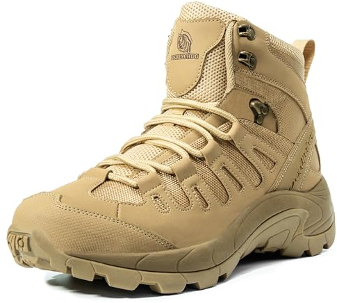 derlychug Herren Wanderschuhe Militärische taktische Rucksack Leichte Wüste Stiefel