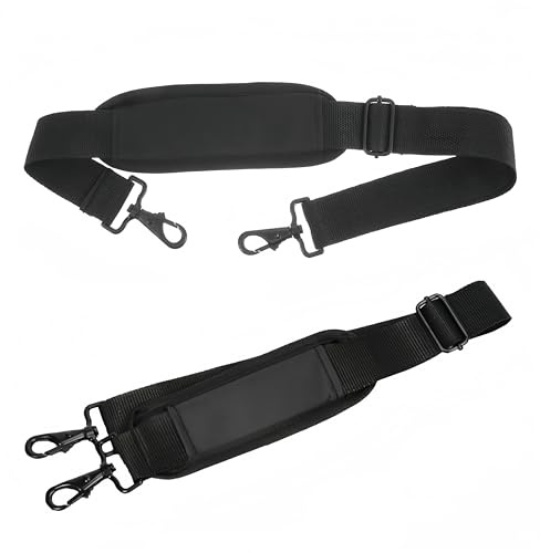 CAASFOOY Tracolla Per Custodia Di Violino, 2 Pz Tracolla Regolabile, spallacci sostituzione delle cinghie dello zaino tracolla per chitarra sostituzione tracolla cinghie della borsa Vintage, Nero