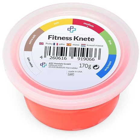 ATC Handels GmbH Therastar® Therapieknete 85 g – Handtrainer & Fingertrainer – Latexfrei, zur Unterstützung der Handbeweglichkeit