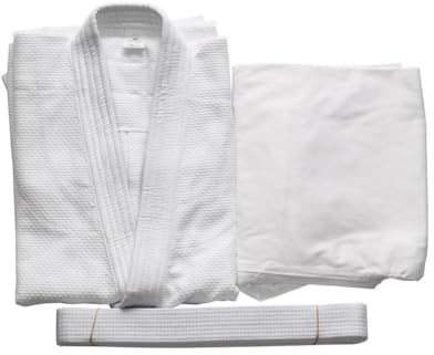 Judo Gi Uniform Karate Suit Sets Judo Suit Sets- Kids & Adults Cotton Training Gi for Judo and Karate 200cm