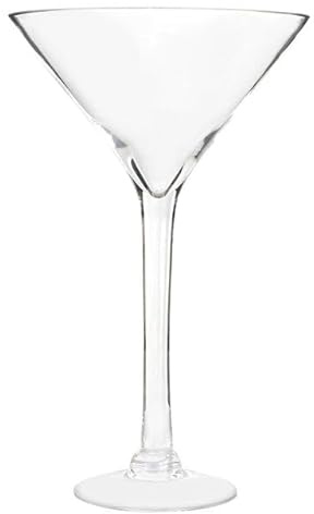 Floralcraft® 60cm Cocktail Vase (Set of 2) Premium Quality Clear Glass Vase for Home Décor, Centerpiece, Weddings, Events