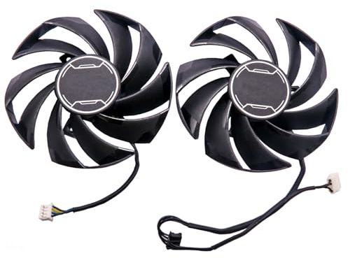 BestParts 85mm New Graphics Card Video Card Cooling Fan Replacement for MSI RTX 4060 RTX 4060ti Ventus 2X PLD09210S12HH 40mm 4pin