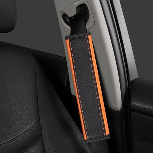 HWLHWTSN 2 Stück Gurtpolster Auto, für Cupra Ateca/Born/E-Racer/Formentor/Leon/TCR Sicherheitsgurt Schulterpolster Sicherheitsgurtbezüge Gurtschutz Sicherheitsgurt-Kissenbezug,B