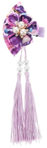 Beaupretty Kimono-Haarnadel Mit Quaste Fächer-Haarspange Für Frauen Japanische Haaraccessoires Im Japanischen Stil Für Kimono Hanfu Und Yukata Haarschmuck