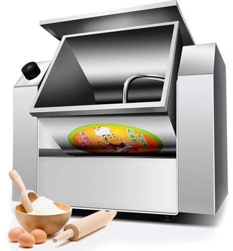 Impastatrice, impastatrice elettrica commerciale da cucina, impastatrice per farina professionale da 3 kg, macchina in acciaio inossidabile, mani libere, 3 kg
