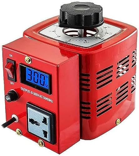 HTDRE Transformador de Salida CA Variable de 2 A, 0-300 V, Multifuncional, para Amplia Gama de Aplicaciones.