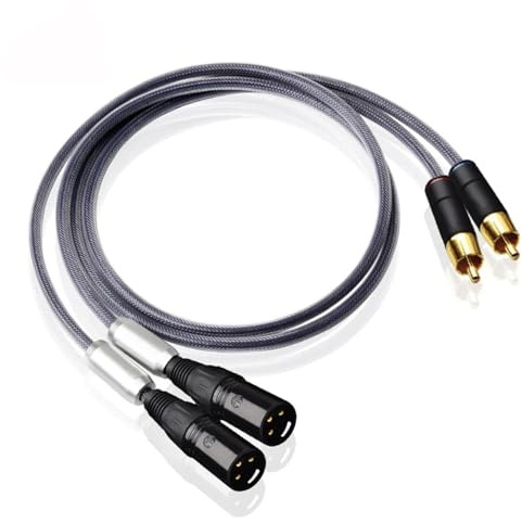 DREEK Cavo Audio Bilanciato HiFi For Amplificatore DAC 2 Interfaccia Lotus A 2 Interfaccia Cannon Maschio Cavo Di Interconnessione(8m)