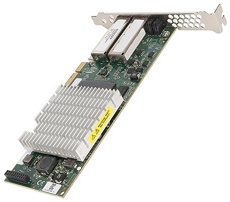 Adaptateur de Serveur Jumbo pour Ordinateur, Cadre d'Adaptateur de Carte Réseau de Remplacement pour Les Ports Proliant Dl360E, Carte Réseau Pcie Pci Express X8, Cartes Réseau