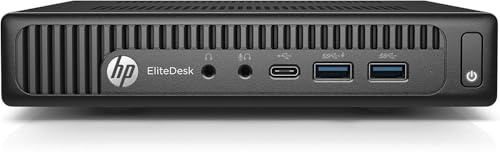 HP EliteDesk 800 G2 Mini Desktop-PC, Intel Core i5-6500, 8 GB RAM, 256 GB SSD, Keine Tastatur und Maus, WiFi, Bluetooth, Windows 11 Pro (Generalüberholt)
