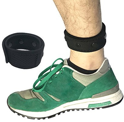 Wommty Adjustable Buckle Arm&Ankle Wristband Band with Mesh Pouch - Compatible with Fitbit Flex/2, One, Charge2, Alta, Garmin Vivofit/2/3, Misfit Shine/2, Sony Smartband (13inch)