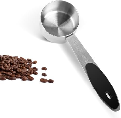 1 Stück Kaffeelöffel Portionierer Messlöffel EL Esslöffel Messlöffel (30 ml | 6 TL | 30 cc | 1 oz) Messlöffel aus Edelstahl Medizinlöffel Esslöffel Kaffeelöffel kleine Messlöffel zum Aufbrühen Kochen