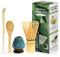 Set di 4 pezzi Matcha Cerimonia Giapponese, Frusta Matcha Bamboo Naturale, Cucchiaio di Bamboo Pala di Bamboo Portafrusta, Scatola Matcha per la cerimonia del Tè, Bevanda - Blu sognante