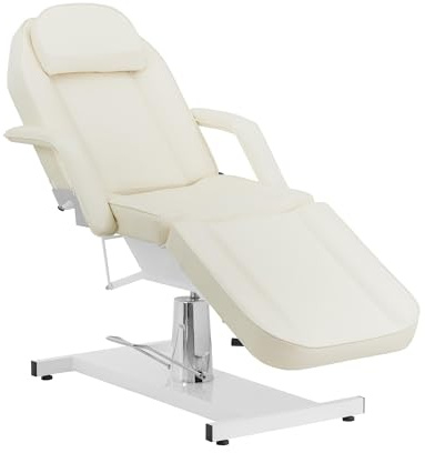 physa Lettino per estetista - 200 kg - Color crema Poltrone pedicure per centri estetici Lettino da massaggio
