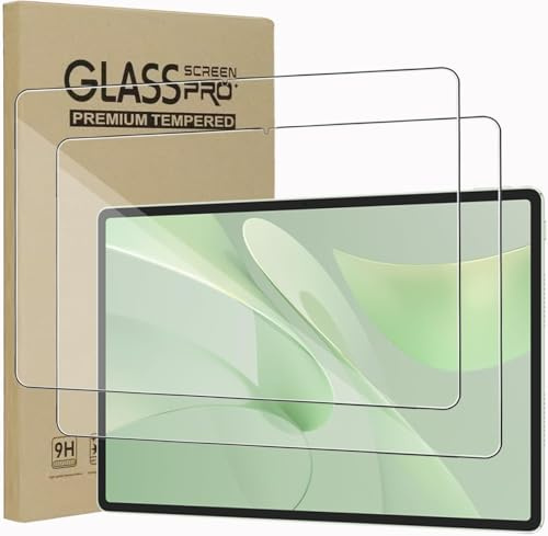 World biz [2-Pack] Screen Protector for Huawei MatePad Air (2024) 12-Inch, 9H Tempered Glass Film HD Guard, Ultra Clear, Anti Scratch, Bubble-Free For Huawei MatePad Air (2024)