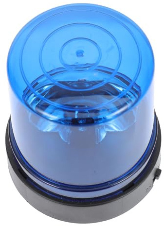 Alipis Luz de Advertencia LED para Juguete de Seguridad Luz Giratoria Roja Decoración para Fiestas Infantiles Adecuado para Juegos de Rol y Disfraces Material Plástico Resistente 1 Pieza