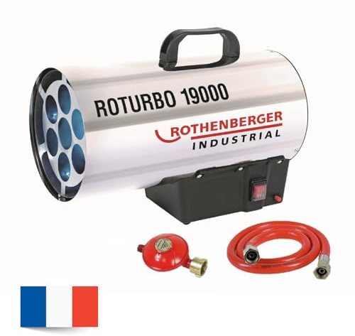 Roturbo 19000 Générateur d'air chaud Chauffage Gaz Multicolore