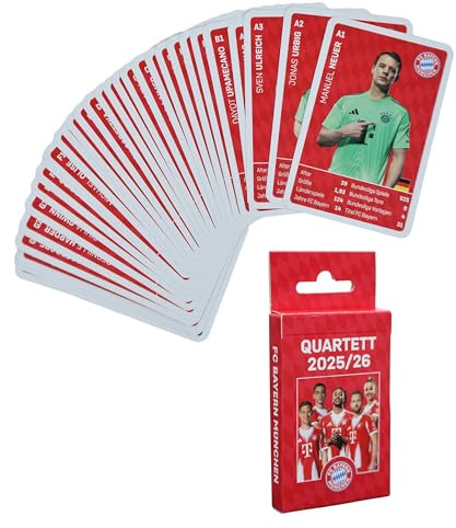 FC Bayern München Quartett 2025/26 Kartenspiel FCB