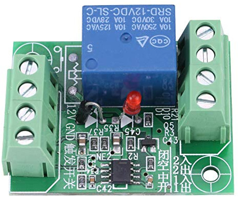 wifehelper DC 12V-Relaissteuermodul einkanalig bistabil