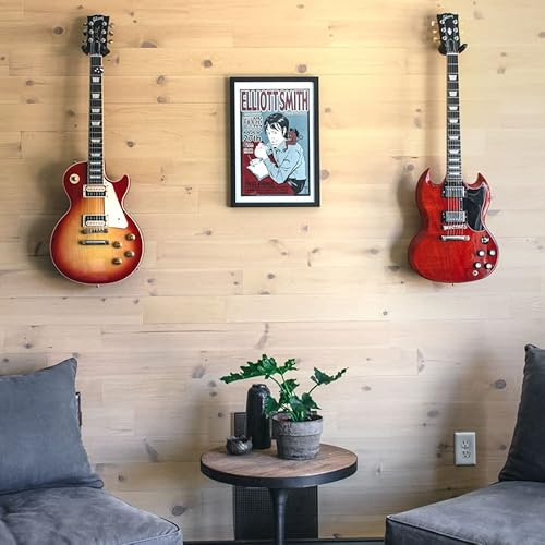 TIMBERCHiC 100% Wood Wall Planks - Made in USA - Peel-and-Stick Panels for Interior Decor - Premium Smooth Finish - DIY Adhesive Wall Panels, Sandstone (3 x 10 Sq Ft)