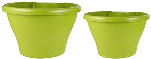 Cabilock 2st Fallrohr Blumentopf Drinnen Töpfe Für Freilandpflanzen Balkonkasten Hängender Pflanzentopf Zimmerpflanzen Zum Aufhängen Hängender Pflanzkorb Harz Saftig Pp-Material Kräuter