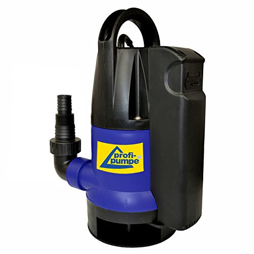 Schmutzwasser Tauchpume flachsaugend integrierter Schwimmer 400W 230V Fördermenge 8000L/h Förderhöhe 5m Partikelgröße 35mm Tauchtiefe 5m Abschalthöhe 9-10cm Anschalthöhe 18-19cm Dirt-Star-Extra-SS 400