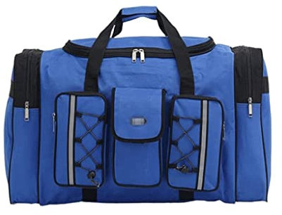 VNABO Reisetaschen Oxford-Textil-Seesack für Männer und Frauen, wasserdichter Stoff, Sport-Seesack mit fünf Taschen für Geschäftsreisen im Flugzeug für Travel Sports Gym