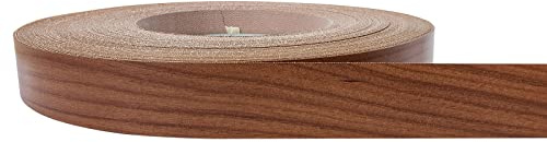DecoMeister Cinta de Melamina de Borde 40mm x 10m - Canto para Muebles Adhesivo - Protector de Bordes Termoadhesivo para Estanterías y Mesas - Tira para Cantos con Plancha - Cerezo Porto
