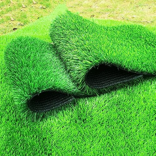 Erba Sintetica 30mm, Prato Verde Sintetico Erba Artificiale Tagliabile Drenante, Erba sintetica per giardini e terrazze Erba Sintetica Giardino (3x6m/9.8x19.7ft)