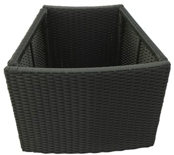 CANADIAN SPA CO. Pflanzenkorb Rattan für runde Whirl Pools und Hot Tubs, Randmöbel-Kollektion, Korbgeflecht wetterfest