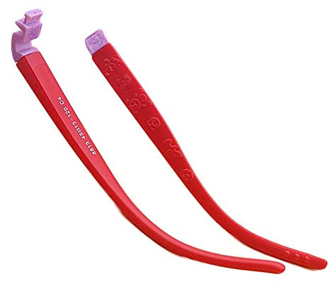 CHUDOU Brillenbügel, Brillenbügel-Ersatz, Brillenbügel-Reparatur, Brillenzubehör, Bügel-Reparatur-Brillenzubehör, 1 Paar Kinder-Brillenbügel-Ersatz, Silikon-Einsatz, Bajonett-Gl