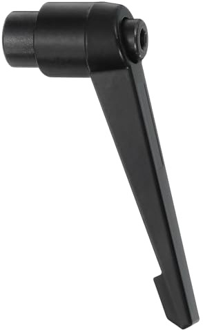 sourcing map 1Pcs M10 Adjustable Knobs Handle Female Thread Push Button Ratchet Quick Release Locking Rotating Bolt for Lathe Machinery, Black