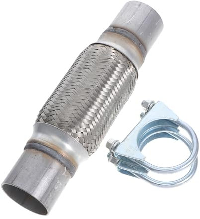 TOPPERFUN Exhaust Hose Stainless Steel Flexible Clamp for Automotive Repair Maintenance