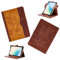 Custodia per Majestic TAB 922 MAX Tablet Cover Custodia Case Rotazione a 360 gradi Angeli Multi-Viewing Custodia in pelle PU Stand Folio Marrone