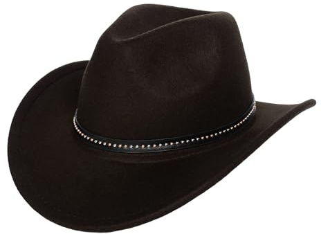 Antsparty Cowboyhut für Damen und Herren, Unisex, Westernhut