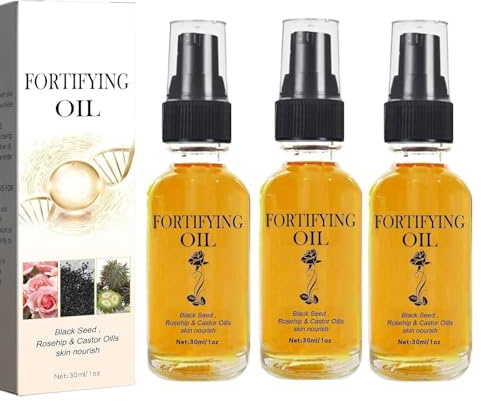 Rizinusöl, Schwarzkümmel, Hagebuttenöl, Gesichtsserum, Feuchtigkeitscreme, Kollagen-Boost, Anti-Aging, straffende Haut, Falten reduzieren