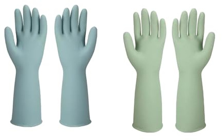 Dreaming Space Latex Free Gloves - Cleaning & Kitchen Use, Washing Up Gloves Medium & Non Latex, Essential Washing Tools (#2, L)
