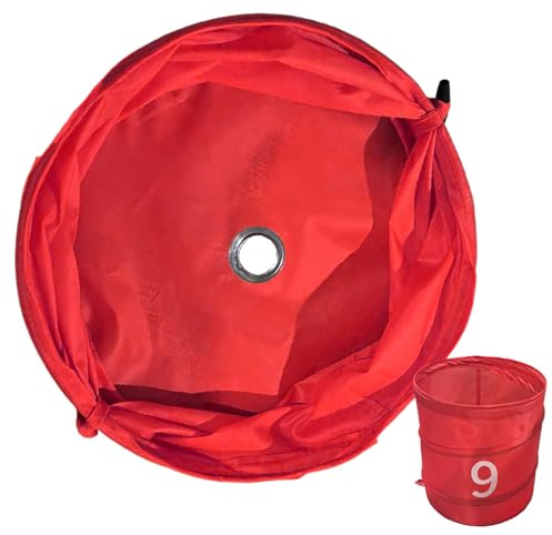 Cubo para Juego De Chip De Golf,Cubo De Almacenamiento para Juego De Práctica De Golf En Patio Trasero - Equipo Deportivo Portátil para Bolas En Césped Parque Playa Patio