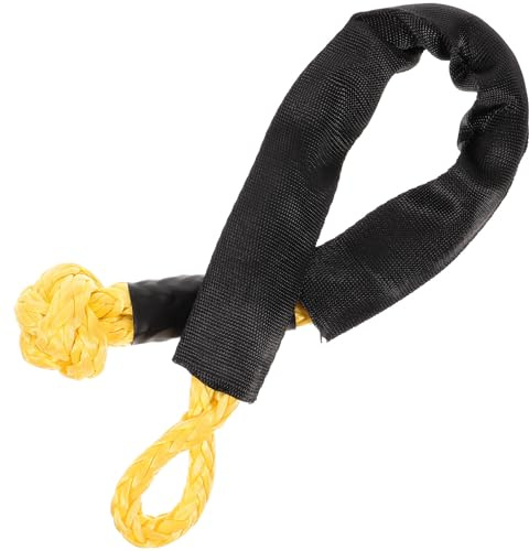 CHICAMPERA Grillete Sintético Flexible de Polietileno 9 Mm X 55 Cm para Remolque y Recuperación de Coche Funda Protectora Resistente para Uso Off-Road y Herramientas Color Color Aleatorio