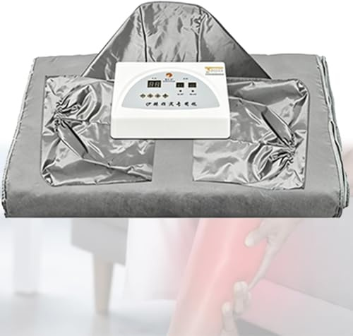 Manta de sauna de infrarrojos lejanos, herramienta de grado de spa for uso doméstico, estilo con capucha, diseño plegable, tela impermeable, for centros de bienestar de viajes, salones de belleza